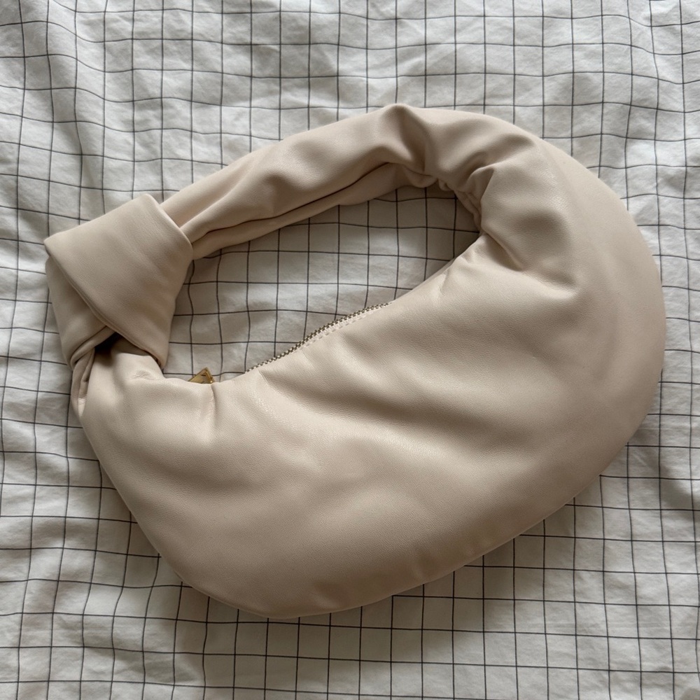 Alexandra Cream Vegan Top Handle Bag
